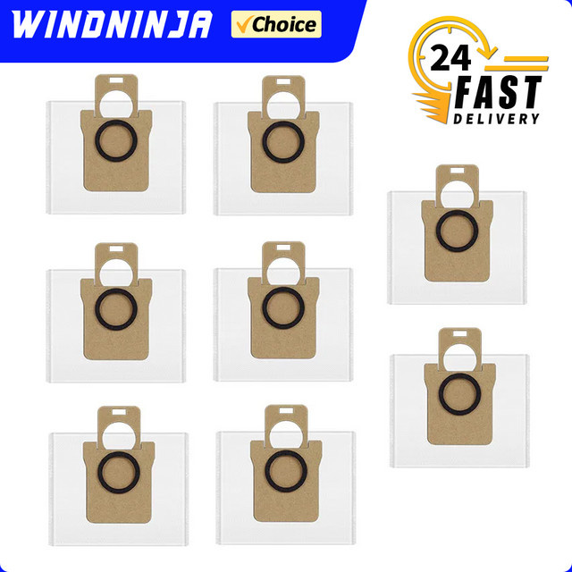 WINDNINJA Staubbeutel für JONR P20 PRO und T5 Pro Saugroboter in Weiß - Bild 1