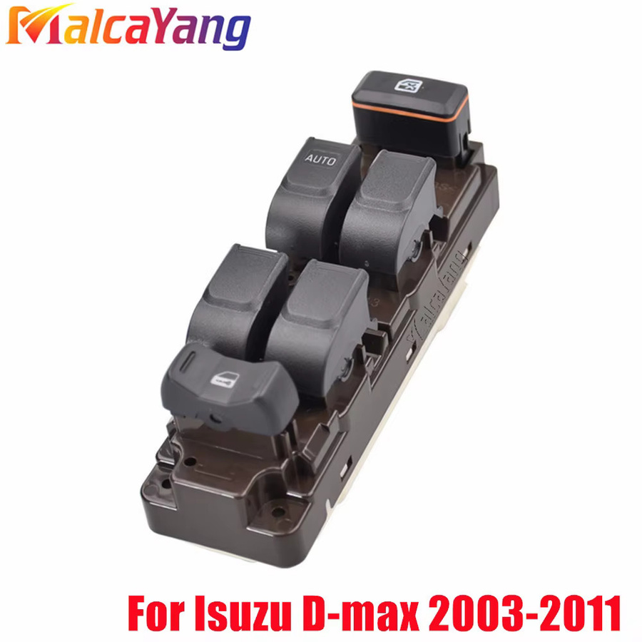 Malcayang Schalter für elektrische Fensterheber für Isuzu D-Max, Schwarz, 897400382D - Bild 3