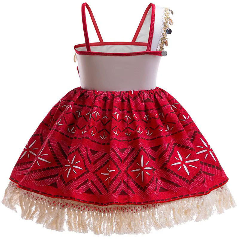 Disney Moana Princess Girl Cosplay Kostüm, Set mit Zubehör, Plüsch / Textil - Bild 2
