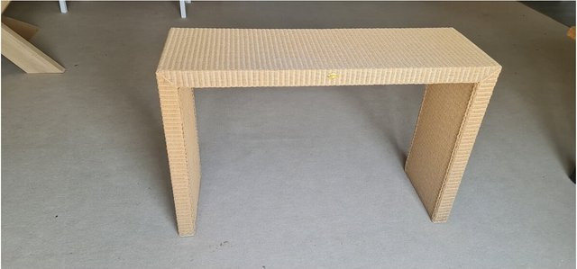 Sedex Schminktisch aus Loomgeflecht in Beige - Bild 1