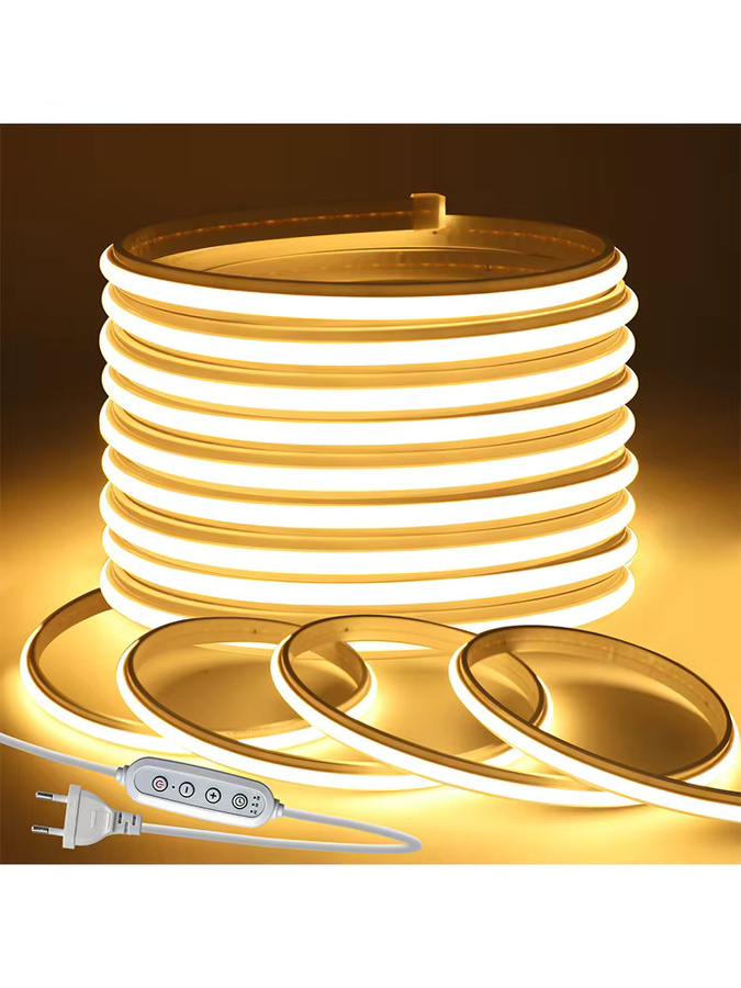 HEGEHE Dimmbarer COB LED-Neonstreifen Wasserdichtes Flexibles Silikon Band in Mehrfarben - Bild 6