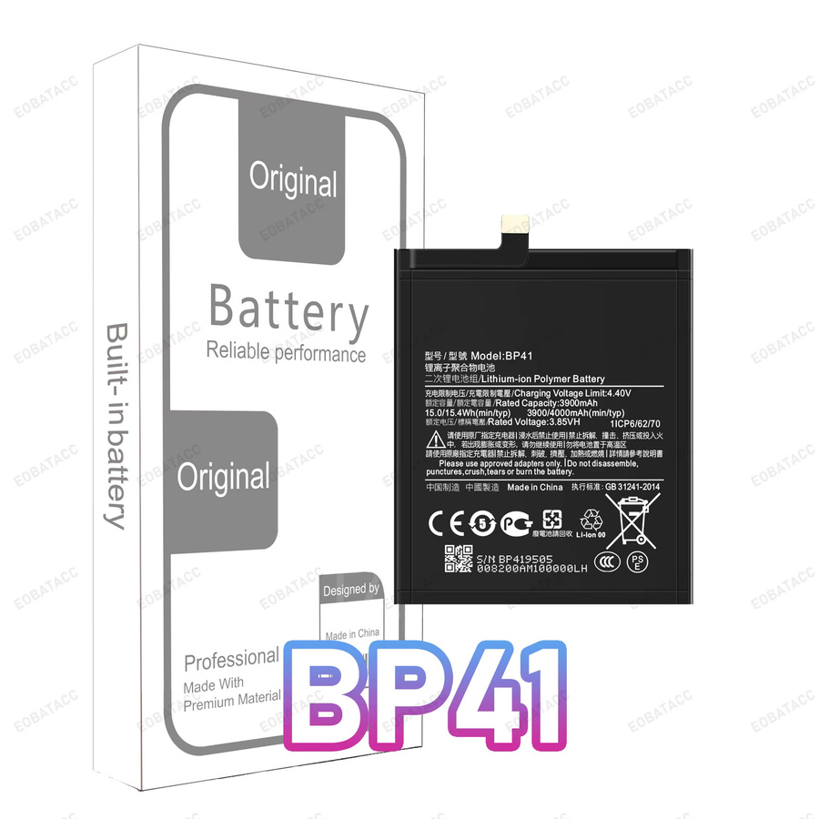 Original Ersatzakku für Xiaomi Redmi K20 Pro Mi 9T Pro Mi9T mit 4000mAh in Schwarz (BP41 BP40) - Bild 2