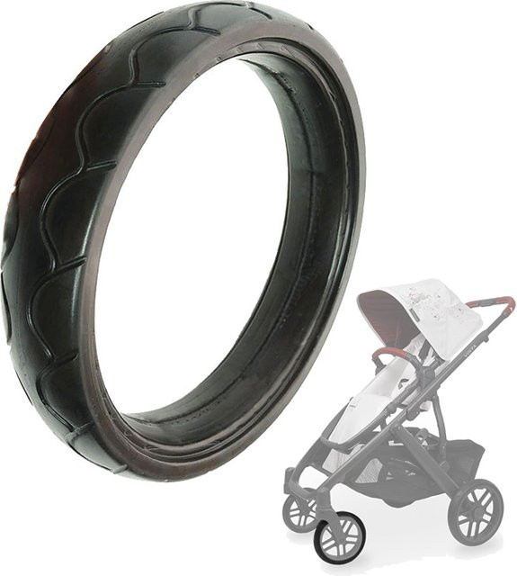 Uppababy Vista Serie Ersatzreifen für Vorderräder aus PU als schlauchloser Reifen für Kinderwagen - Bild 1