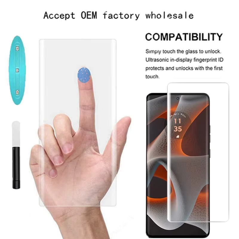 Samsung UV-Flüssig-Displayschutz aus Hartglas für Galaxy S26 Ultra S25 S24 S23 S22 S21 Ultra/Plus, transparent - Bild 5