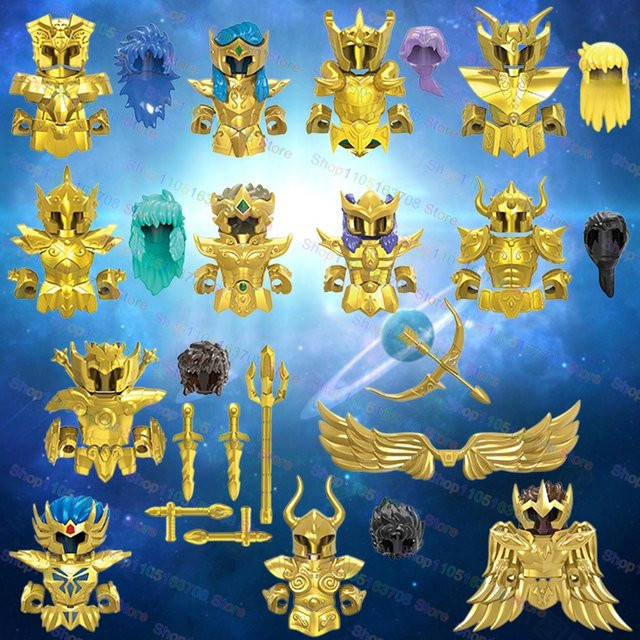 DR.TONG Saint Seiya Aiolia Aiolos Bausteine Figuren, Montage Spielzeug - Bild 1