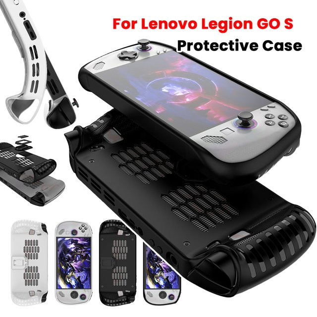 Stoßfeste TPU-Schutzhülle für Lenovo Legion Go S Handheld in Weiß - Bild 1