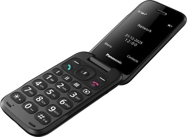 Panasonic KX-TF600 Seniorenhandy in Schwarz mit 4G/LTE, Bluetooth und USB-C - Bild 1