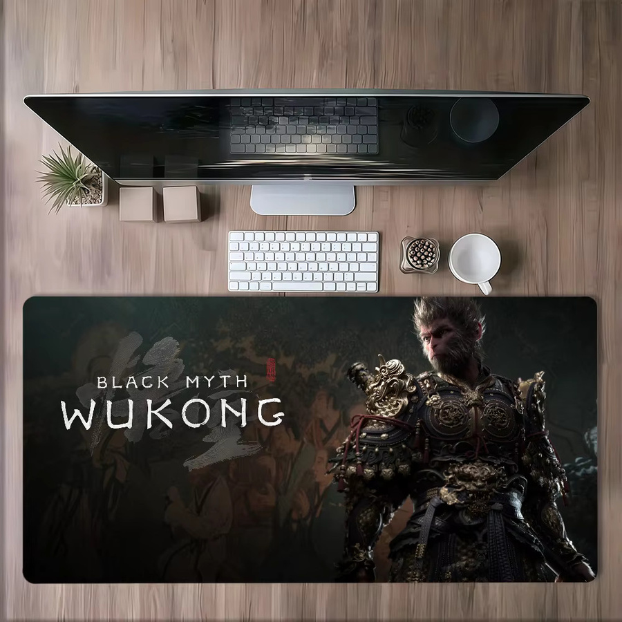 B-Black Myth W-Wukong Gaming-Mousepad, rutschfest und verdickt, Multicolor - Bild 3