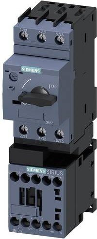 Siemens Verbraucherabzweig 3RA2110-1DA15-1AP0 in Grau mit 2,7A Nennstrom für Motorleistung bei 400V 1,1kW und 690V - Bild 1