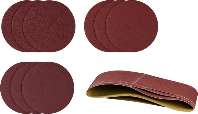 Parkside Schleifpapier für Band- und Tellerschleifer für Holz und Metall, Braun - Bild 1