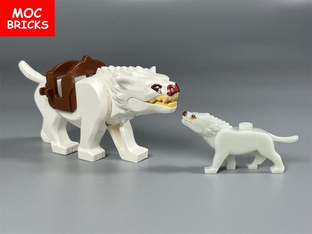 Yiran Toy MOC Leuchtender Wolf Bausteine Set ab 6–12 Jahren - Bild 1