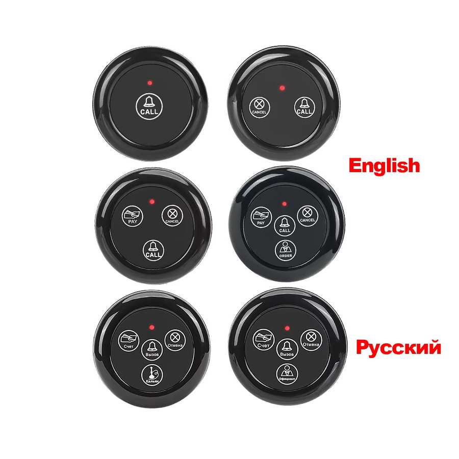 Retekess Wireless Calling System mit TD108 Uhr und TD032 Sender Taste für Restaurant Cafe Bar und Club - Bild 5