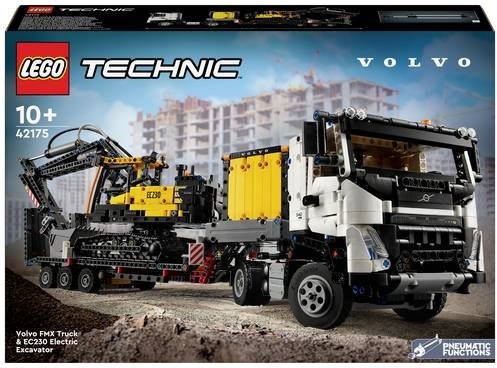 Lego Technic Volvo FMX LKW mit EC230 Electric Raupenbagger Konstruktionsspielzeug - Bild 2