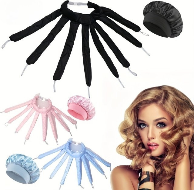 2Stück Heatless Curling Stirnband, Haar Styling Werkzeug, Unisex - Bild 1