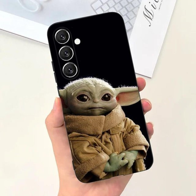 Baby Y-Yoda Handyhülle für Samsung Galaxy S21 Plus in Schwarz - Bild 1