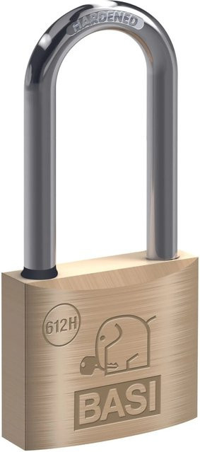 Basi Vorhangschloss VHS 612H aus Messing mit Wasserstop und 2 Schlüsseln, Bügelhöhe: 63 mm, Breite: 30 mm - Bild 1
