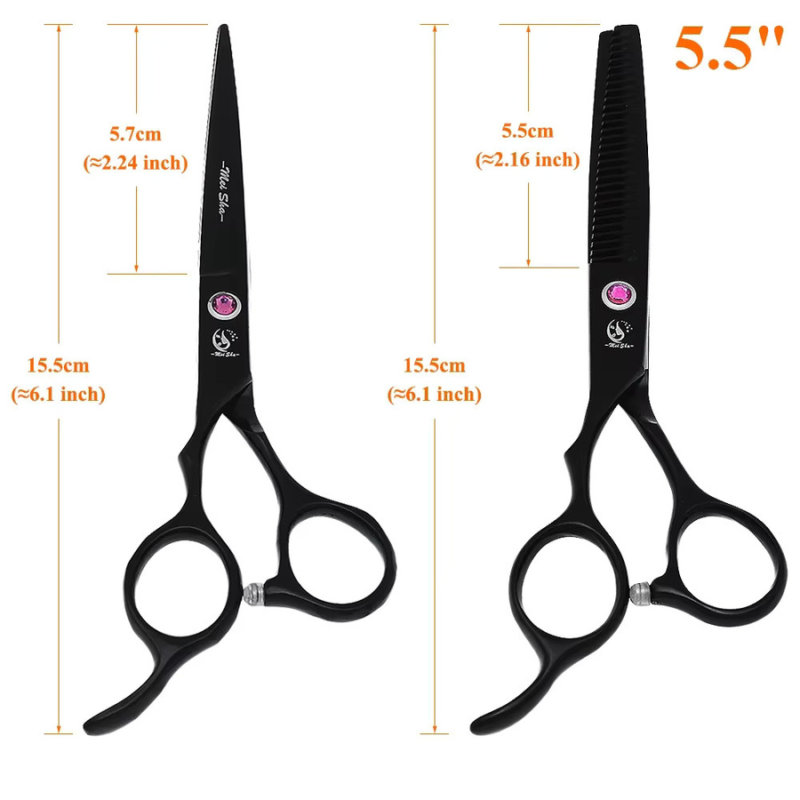 Meisha Effilierschere für Linkshänder, 5,5" 6,0" - Bild 3