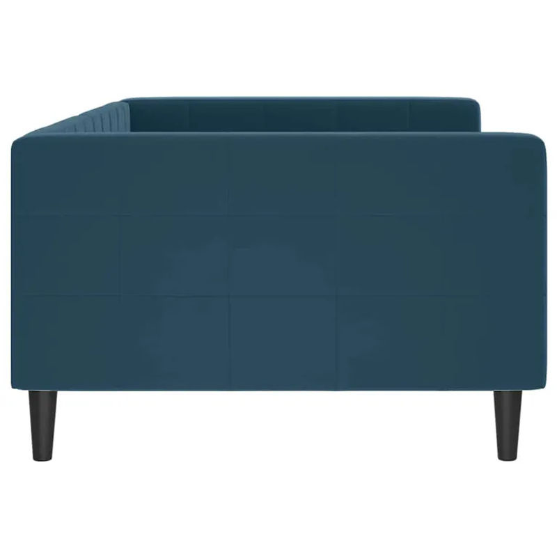Vidaxl Schlafsofa mit Schlaffunktion aus Samt in Blau, B/T: 100 x 200 cm - Bild 3
