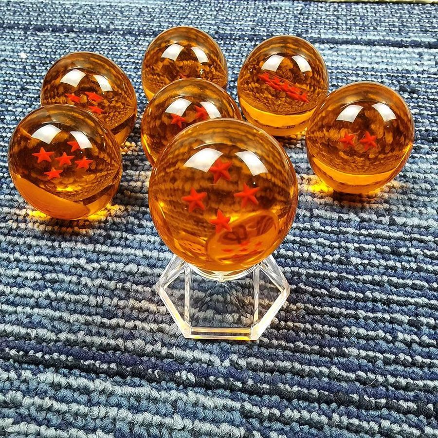 Bandai Dragon Ball Z Kristallkugel Shenron Wunschbälle Orange, Durchmesser: 4,3 cm - Bild 3