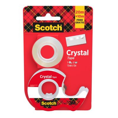 Scotch Klebeband Crystal Transparent Breite: 19 mm, 2 Rollen - Bild 2