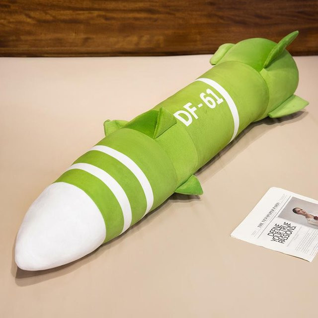 Yiran toy Interkontinentales Cruise-Missile Plüschkissen, Grün, ab 14 Jahren - Bild 1