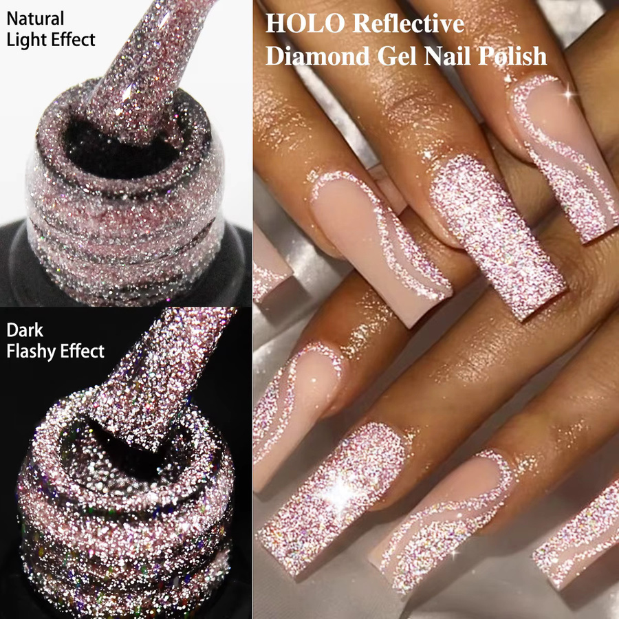 MIQH Nagellack Set, Lila, Schimmernd, 7 ml - Bild 5