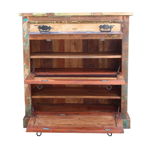 SIT Dielen-Set RIVERBOAT aus Holz in Mehrfarbig mit rustikalem Design - Bild 1