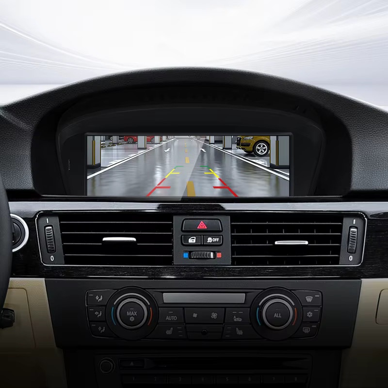 STWEI Multimedia Bildschirm mit Android Auto und CarPlay für BMW 3er und 5er Serie E60 E61 E90 E91 CCC CIC inklusive GPS in Schwarz - Bild 3