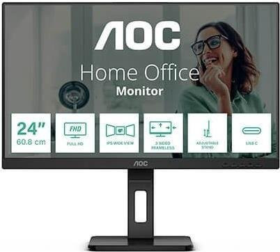 AOC Pro-line 24P3CV LED-Monitor Full HD 1080p IPS 23,8 Zoll Schwarz - Bild 1