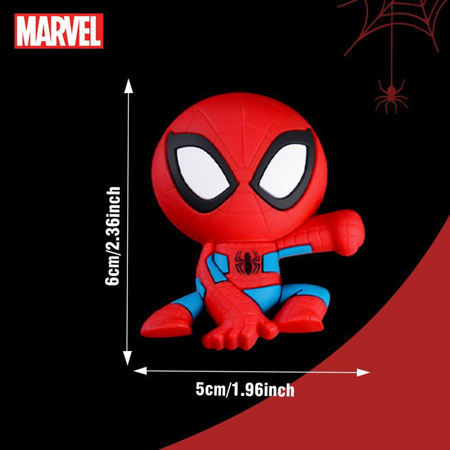 Offiziell lizenzierter Marvel Spiderman 3D Kühlschrankmagnet aus PVC für deine Küchen-Dekoration - Bild 1