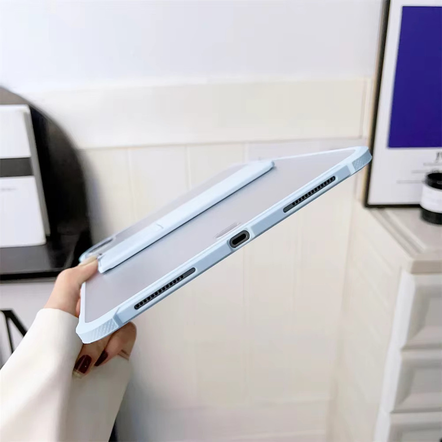 Schutzhülle für Xiaomi Pad 5, Pad 6, Pad 6 Pro und Redmi Pad SE 11 mit Standfunktion aus mattem Hart-PC in Schwarz - Bild 2