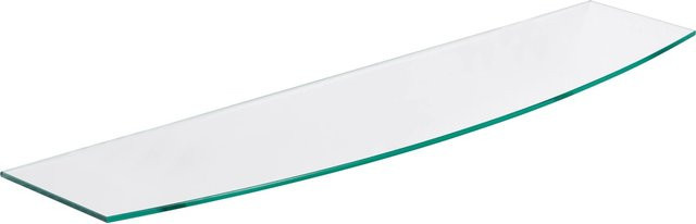 OBI Glasboden Villar Gebogen Transparent B: 80 cm, T: 20 cm, H: 0,6 cm - Bild 1