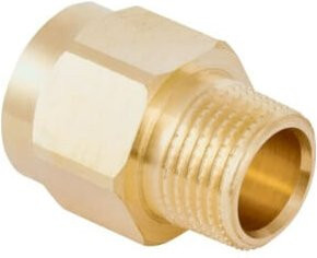 Geberit MeplaFix Übergang RG/G 1/2 Zoll aus Messing in Gold - Bild 1