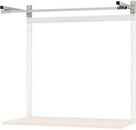 Manuflex Ausleger aus pulverbeschichtetem Stahl für Tischbreite 1500 mm - Bild 1
