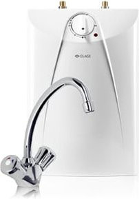 Clage Warmwasserspeicher S 5-U/SNT in Weiß mit 2-Gang-Armatur, 5 l, 2 kW, 230 V - Bild 1