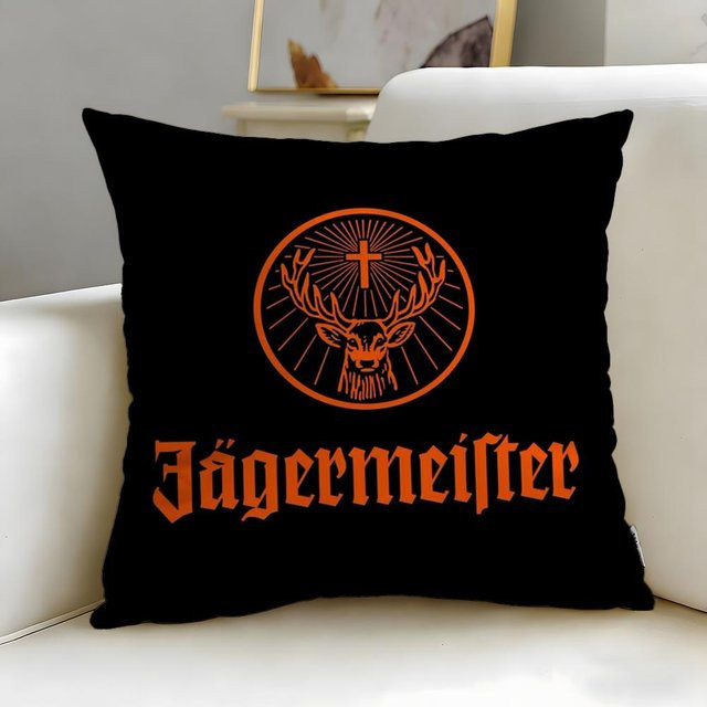 Jägermeister Kissenbezug ZX Blanket in Schwarz, quadratisch, B/T/H: 50 x 50 x 50 cm - Bild 1