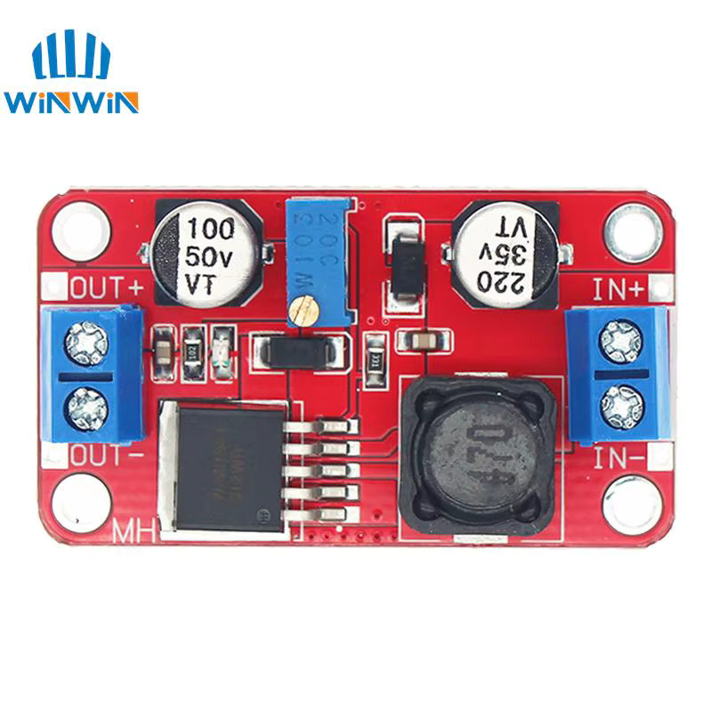 AITEWIN ROBOT XL6009 XL6019 Upgrade Automatisches DC-DC-Step-Up-Step-Down-Konverter-Stromversorgungsmodul 20 W, Farbe: Rot, Eingangsspannung: 5–32 V, Ausgangsspannung: 1,3–35 V - Bild 3