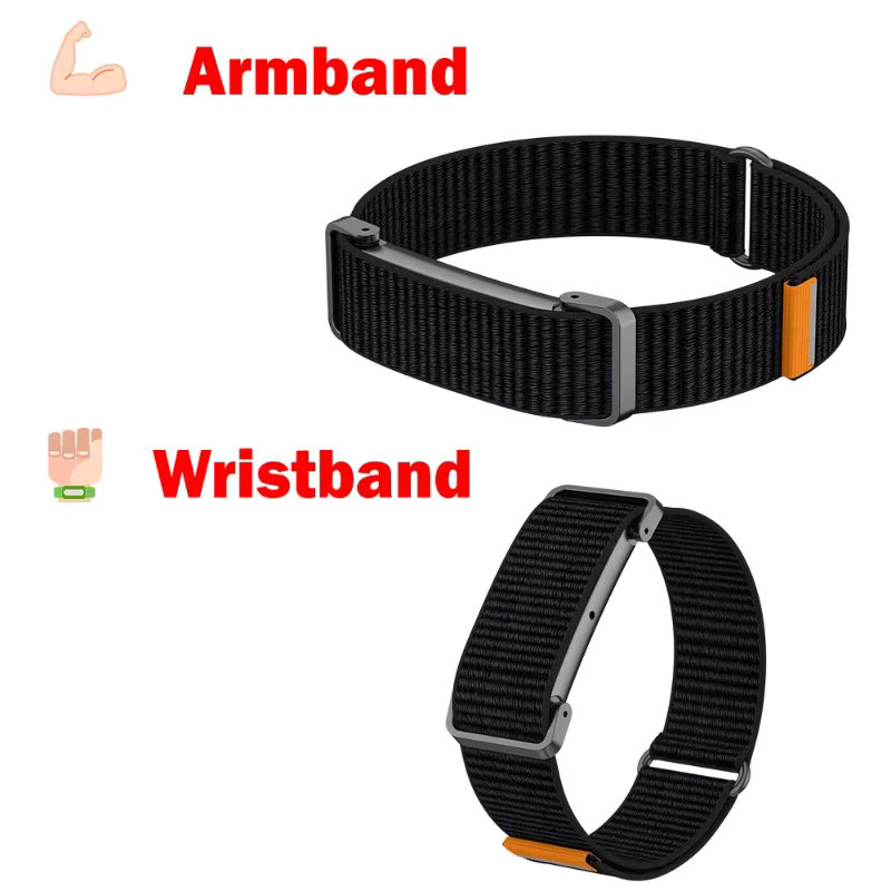 Google Fitbit Air Armband, Nylon, Schwarz, Unisex - Bild 5