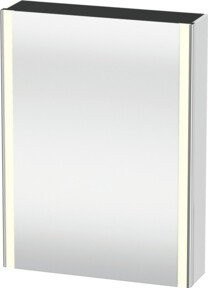 Duravit XSquare Spiegelschrank mit LED und einer Tür in Weiß, B/H/T: 60 x 80 x 15,5 cm - Bild 1