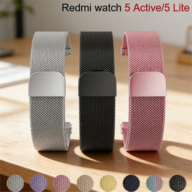 RMUTANE Smartwatch-Armband Edelstahl, Milanaise, Unisex - Bild 1