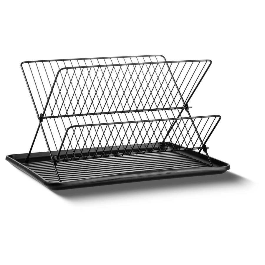 Geschirrabtropfkorb Magnus von Mömax in Schwarz aus Metall und Kunststoff, B/T/H: 32,0 x 23,0 x 23,0 cm - Bild 2