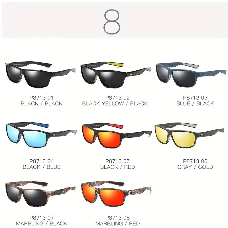 PARANOID 8713 Sonnenbrille, Vollrand, rectangular, Kunststoff, unisex, polarisiert - Bild 2