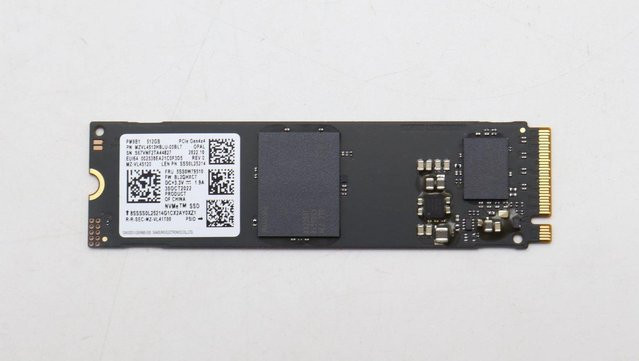 Lenovo SSD 512 GB M.2 PCIe in Schwarz (5SS0W79510) - Bild 1