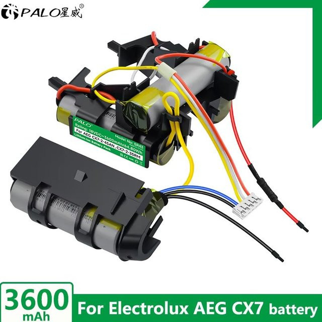 PALO 18V 3600mAh Lithium-Ersatzakku für Electrolux AEG CX7, CX7-2-45AN, CX7-2-35RM, CX7-35WRK, AG18 Plus und AG3011, AG3012 - Bild 1
