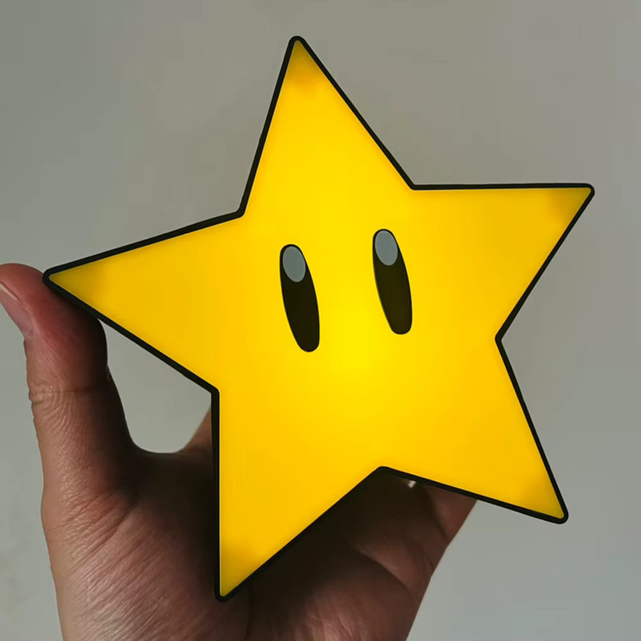 Bandai Super Mario Lichtfigur Nachtlicht, LED, Musik-Schall-Tischlampe - Bild 4