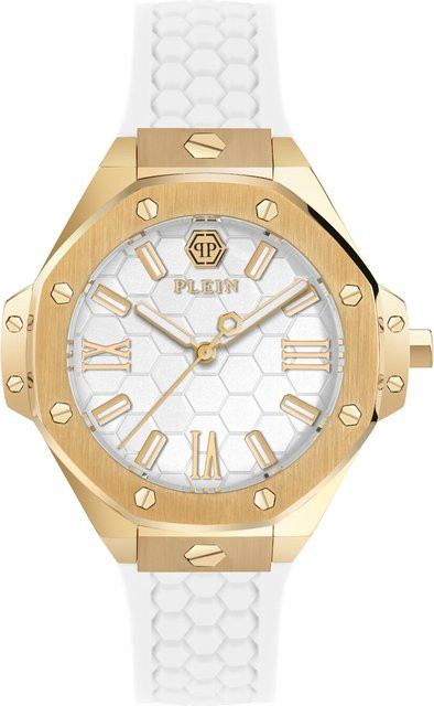 Philipp Plein Damenuhr, Quarz, Edelstahl, Silber, 39 mm, 5 ATM - Bild 1