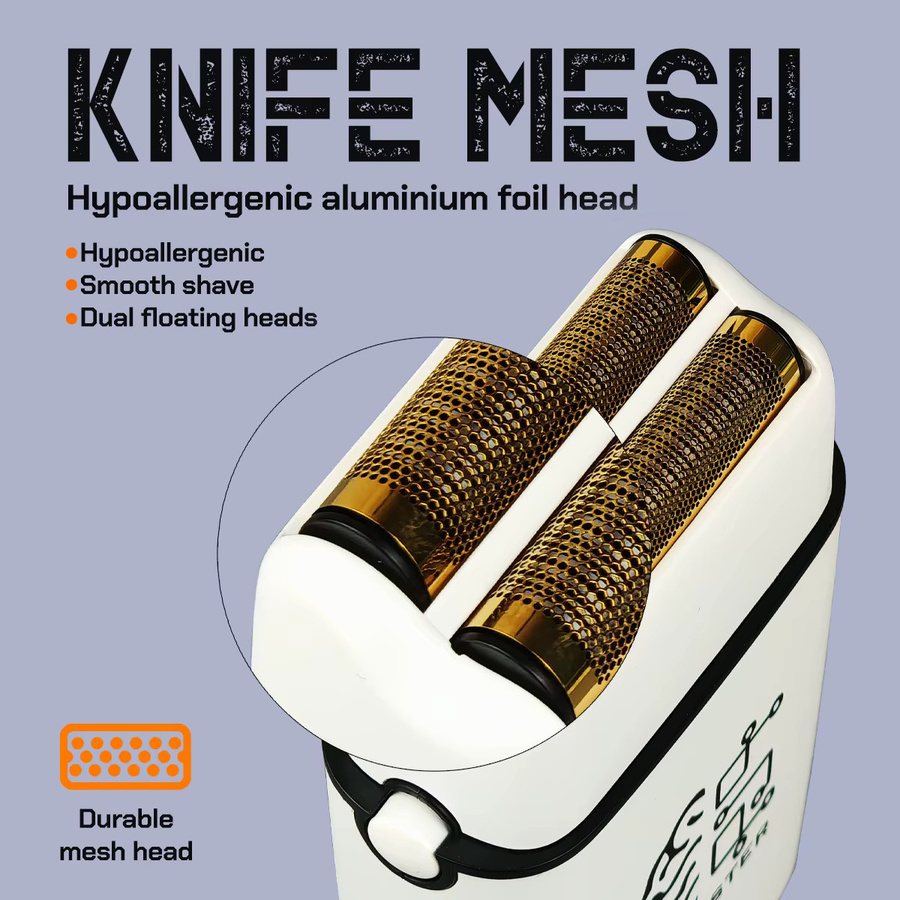 BRDCLIP Elektrorasierer, Folienrasierer, Weiß, Herren - Bild 2