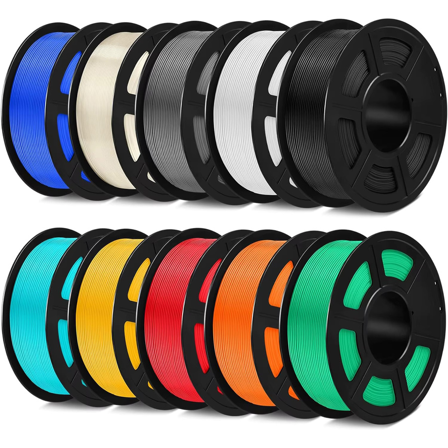 AOKIN PLA Plus Filament Bundle 5 kg, 1,75 mm, Farbe: Pink, 5 x 1 kg Spulen für FDM 3D-Drucker - Bild 2