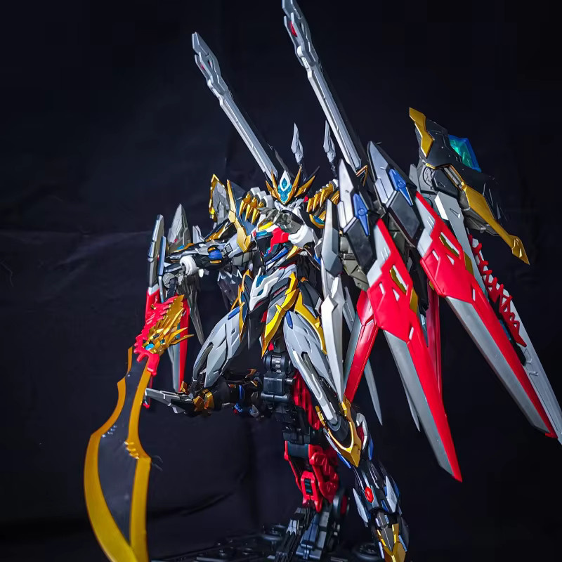 MOTOR NUCLEAR Gan Jiang Star Armor Soul General Legend Loyalty Class Alloy Frame Mech Assembly Model Kit, Actionfiguren, Metall, Rot, Bunt / Mehrfarbig - Bild 2