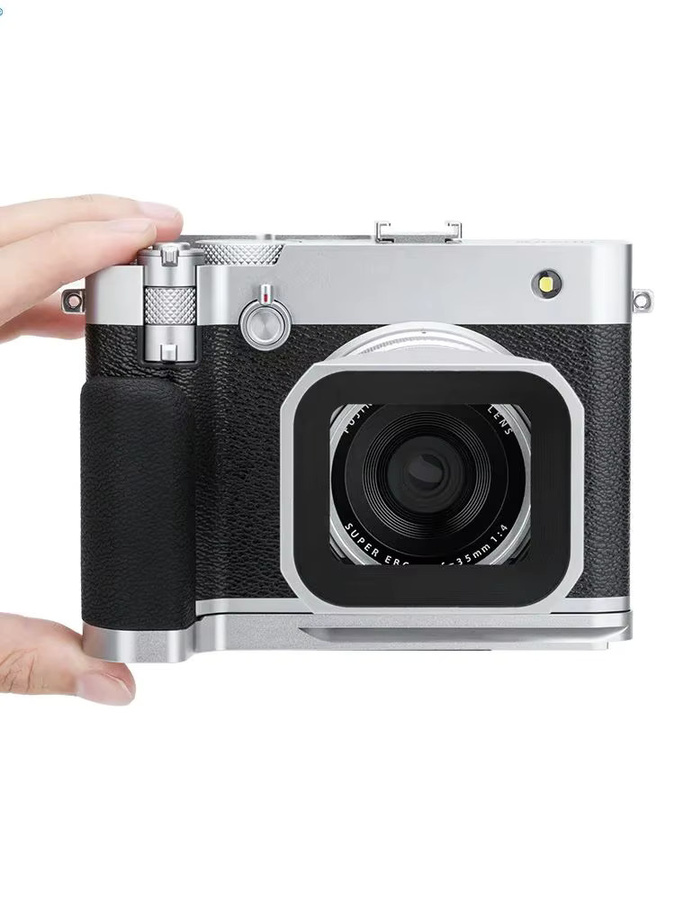 JJC Metall-Handgriff für Fujifilm GFX100RF Kamera, L-förmige Kamerahalterung in Schwarz mit 1/4 Zoll-20 Gewinde für Stativ - Bild 7